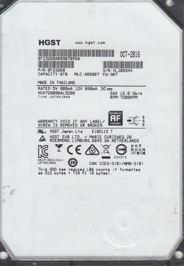 Hitachi HUH728080AL5200
