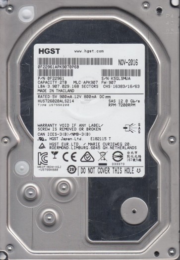 Hitachi HUS726020ALS214