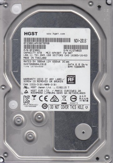 Hitachi HUS726060ALE610