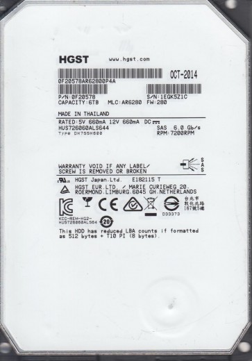Hitachi HUS726060ALS644