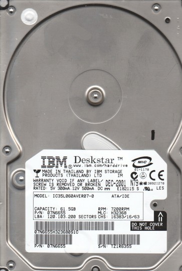 Hitachi IC35L060AVER07