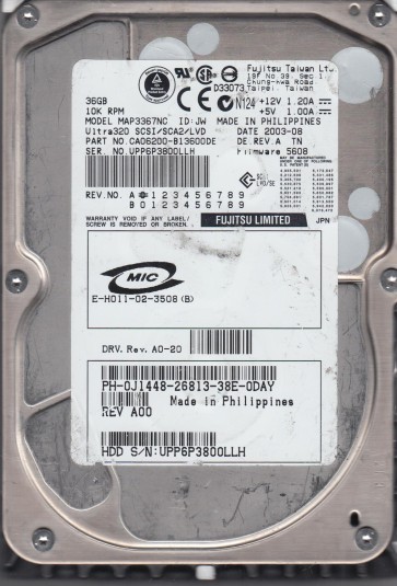 Fujitsu MAP3367NC