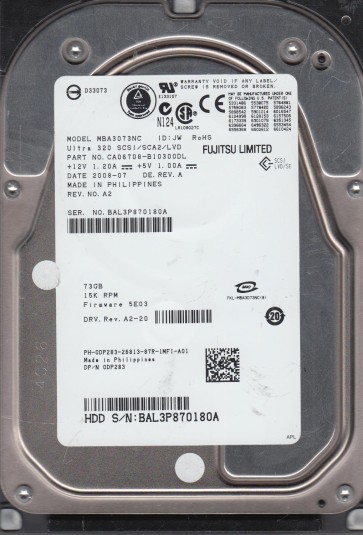 Fujitsu MBA3073NC