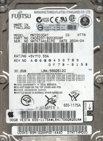 Fujitsu MHT2030AT