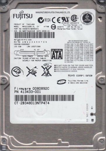 Fujitsu MHV2100BH PL