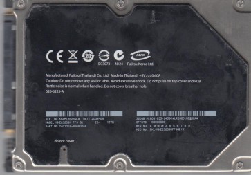 Fujitsu MHZ2320BH FFS G1