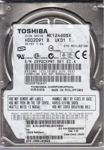 Toshiba MK1246GSX