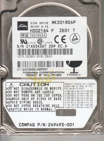 Toshiba MK2018GAP