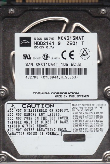 Toshiba MK4313MAT