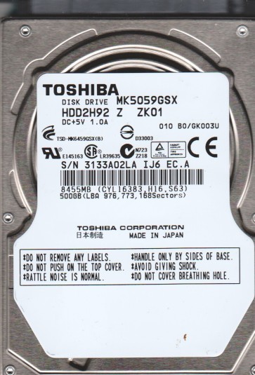 Toshiba MK5059GSX