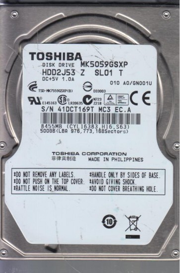 Toshiba MK5059GSXP