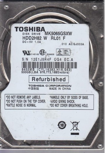Toshiba MK5065GSXW