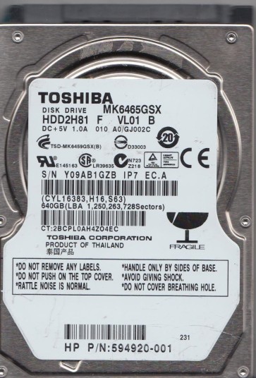 Toshiba MK6465GSX