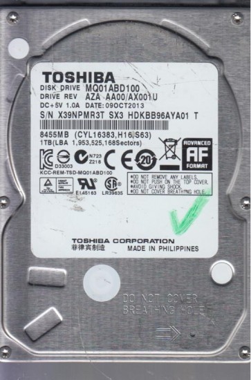 Toshiba MQ01ABD100