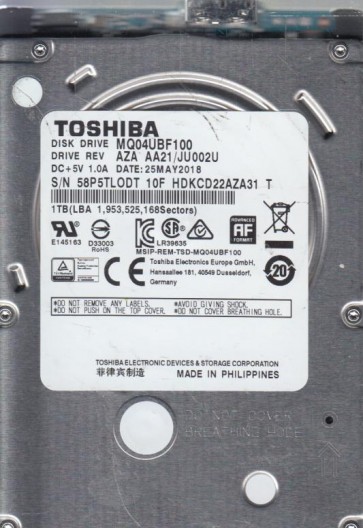 Toshiba MQ04UBF100