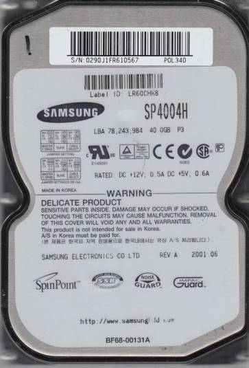 Samsung SP4004H
