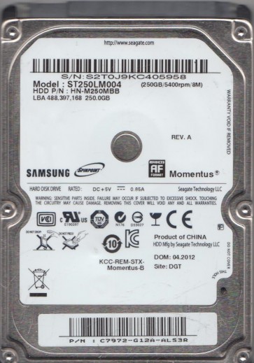 Seagate ST250LM004
