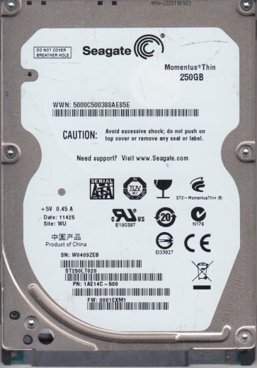 Seagate ST250LT020