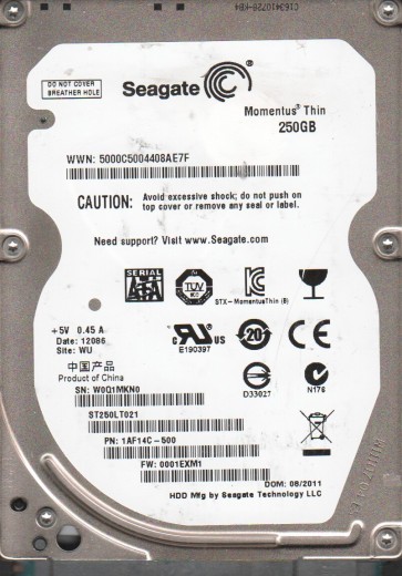 Seagate ST250LT021