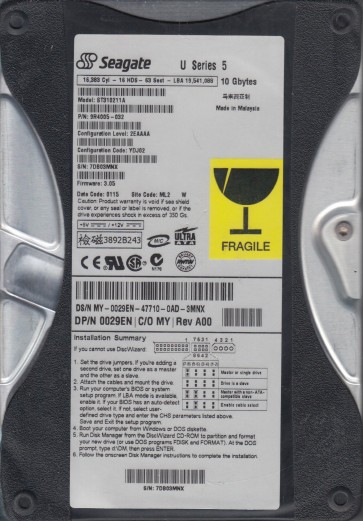 Seagate ST310211A