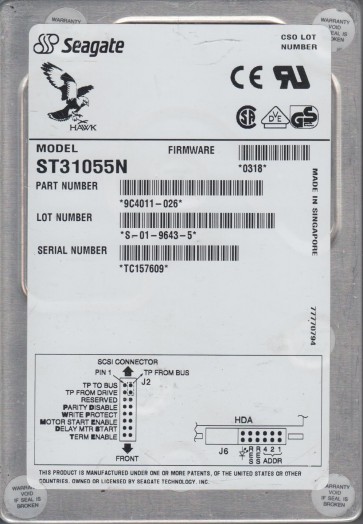 Seagate ST31055N