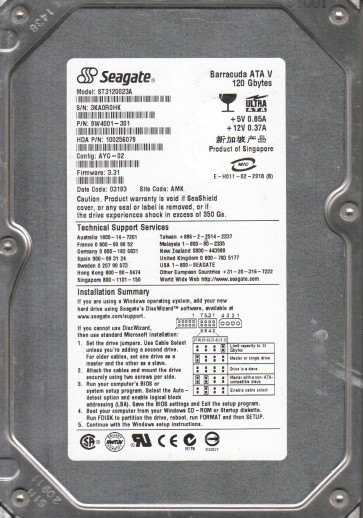 Seagate ST3120023A