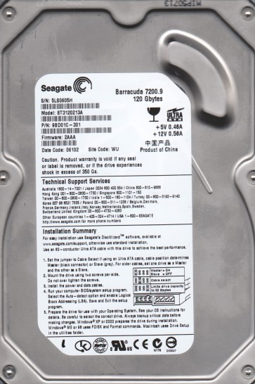 Seagate ST3120213A
