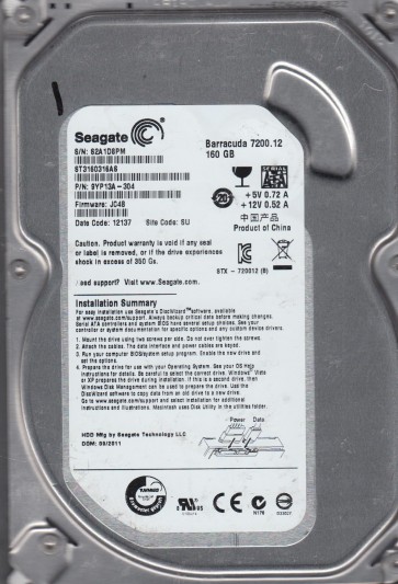 Seagate ST3160316AS