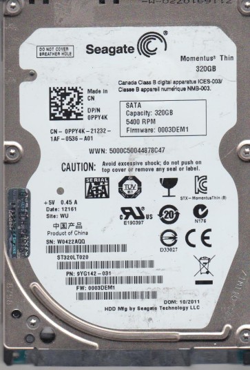 Seagate ST320LT020