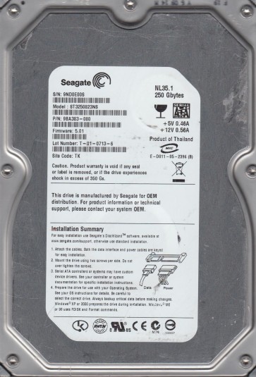 Seagate ST3250823NS