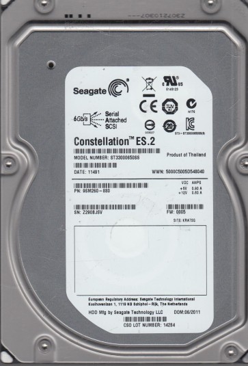 Seagate ST33000650SS
