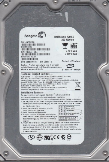 Seagate ST3300622A