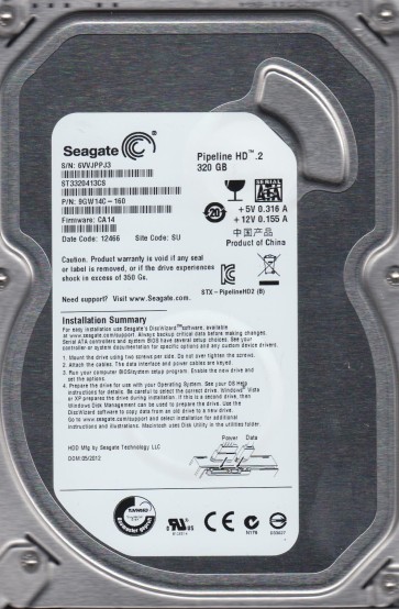 Seagate ST3320413CS