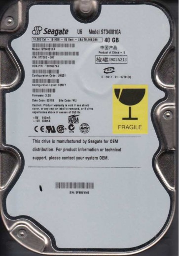 Seagate ST340810A