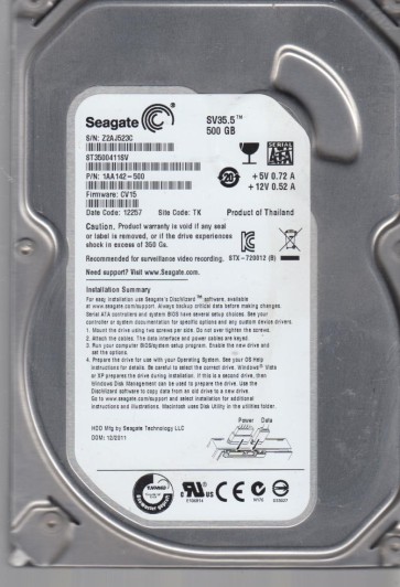 Seagate ST3500411SV