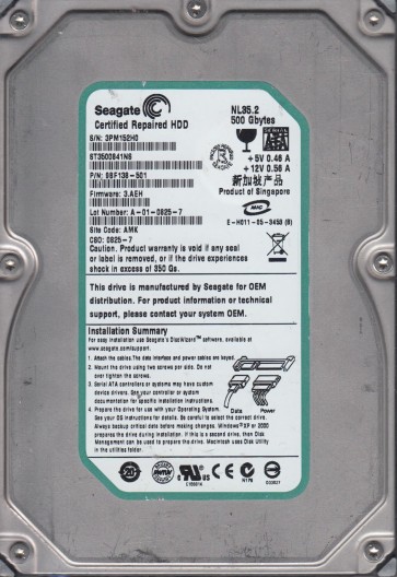 Seagate ST3500841NS