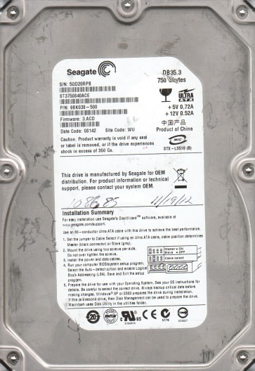 Seagate ST3750840ACE