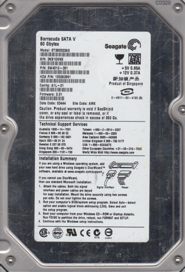 Seagate ST380023AS