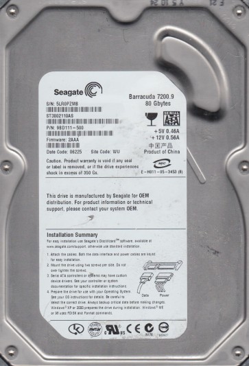 Seagate ST3802110AS