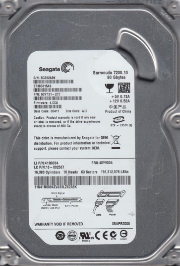 Seagate ST380815AS