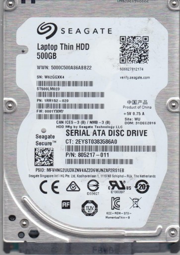 Seagate ST500LM023