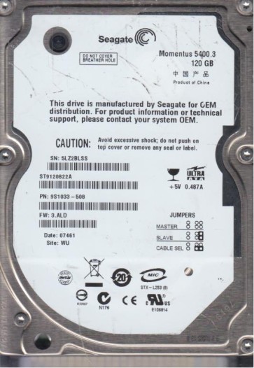 Seagate ST9120822A