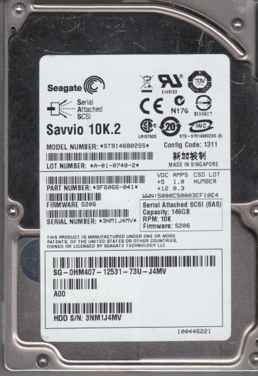 Seagate ST9146802SS