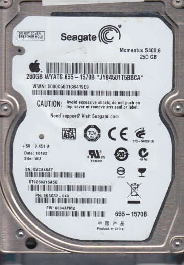Seagate ST9250315ASG