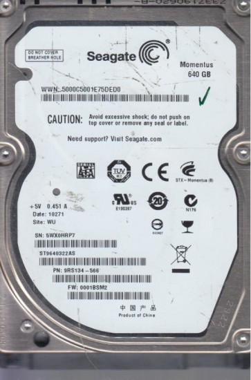 Seagate ST9640322AS