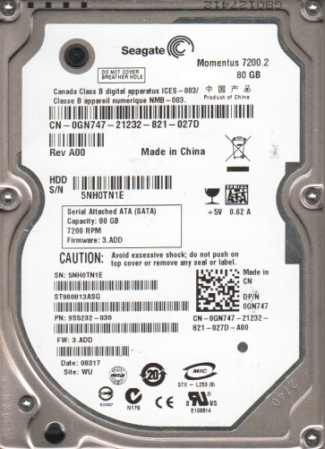 Seagate ST980813ASG
