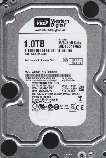 Western Digital WD1001FAES