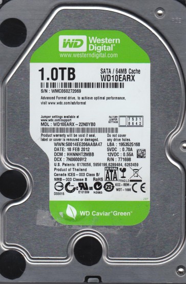 Western Digital WD10EARX