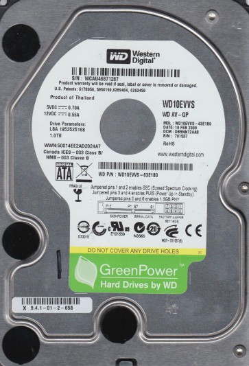 Western Digital WD10EVVS