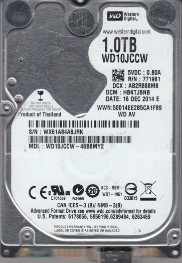 Western Digital WD10JCCW